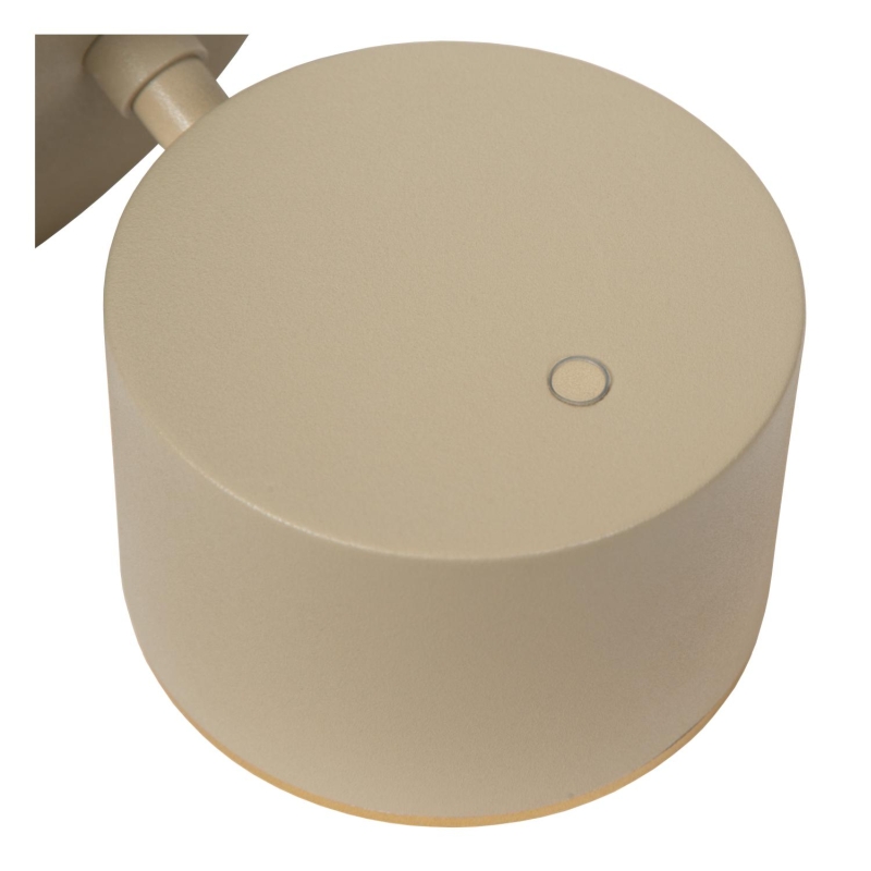 Lucide GIAN - Wall light - LED Dim. - 1x9W 2700K - Taupe